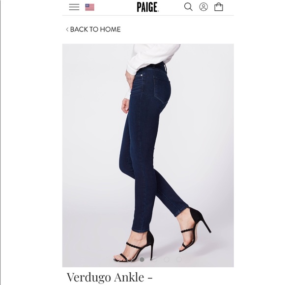 Anthropologie Paige Verdugo Ankle Denim Jean 26 - Picture 2 of 6
